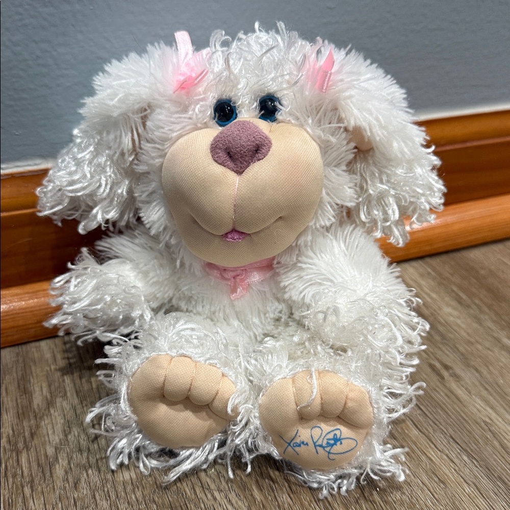Cabbage Patch Kid Puppy Dog Plush 2011 Appalachian Mini White Pet Collection CPK